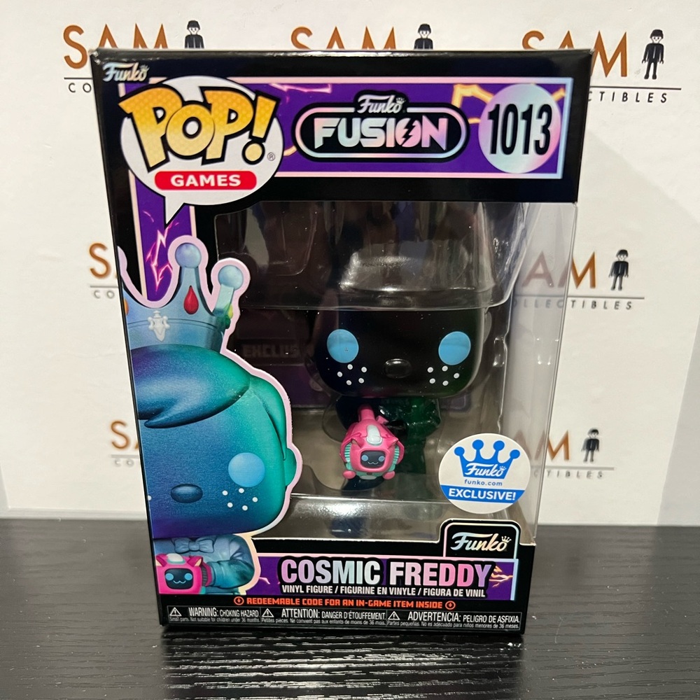Funko Pop! Games: Fusion Cosmic Freddy #1013 Exclusive Vinyl Figure + Protector